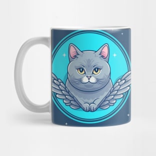 Cat Angel Mug